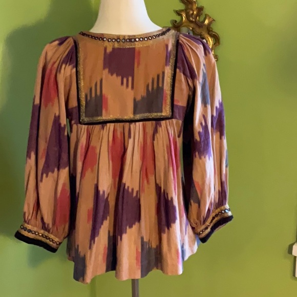 Ulla Johnson ikat print blouse - Picture 4 of 6